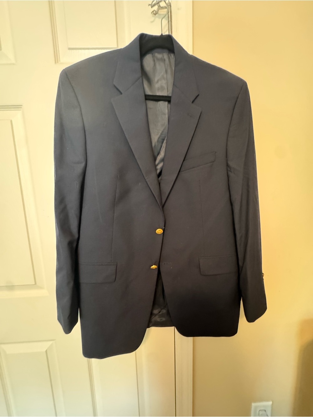 Ralph Lauren Navy Sport Coat with Gold Buttons